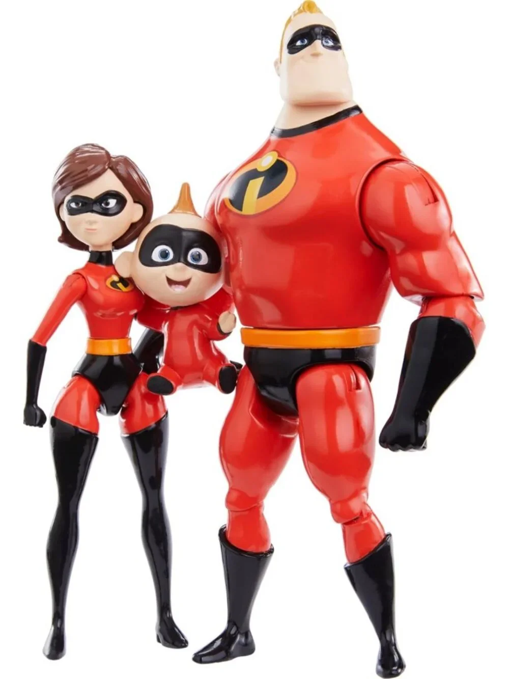 Incredible Super Family Action Figures Set - 3 Collectible Toys, Storyteller